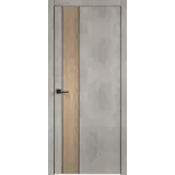 Дверное полотно Экошпон TECHNO BLACK DUO 2 900х2000 цвет Муар светло-серый Левое/Правое VD081136