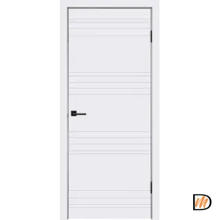 Дверное полотно Эмаль SCANDI N 700х2000 цвет Белый Левое/Правое VD1000078