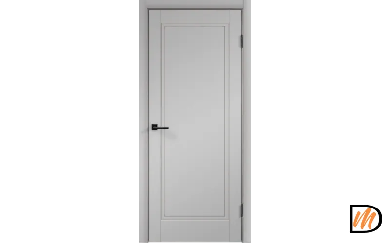 Дверное полотно Эмаль SCANDI 4 800х2000 цвет Светло-серый Левое/Правое VD1000305