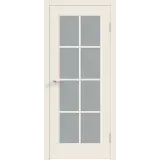 Дверное полотно Эмаль SCANDI 4V 900х2000 цвет Слоновая кость стекло Мателюкс Левое VD1002293