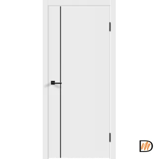 Дверное полотно Эмаль Flat M1 600х2000 цвет Белый Левое/Правое VD1002427