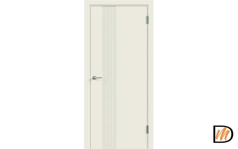 Дверное полотно Эмаль Scandi 3D 1 800х2000 цвет Слоновая кость Левое/Правое VD1002545
