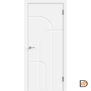 Дверное полотно Эмаль METRO 2 800х2000 цвет Белый Левое/Правое VD1002922