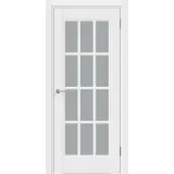 Дверное полотно Эмаль SCANDI 12V 800х2000 цвет Белый стекло Мателюкс Левое/Правое VD1003916
