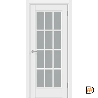 Дверное полотно Эмаль SCANDI 12V 700х2000 цвет Белый стекло Мателюкс Левое/Правое VD1003966