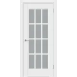 Дверное полотно Эмаль SCANDI 12V 800х2000 цвет Белый стекло Мателюкс Левое/Правое VD1003967
