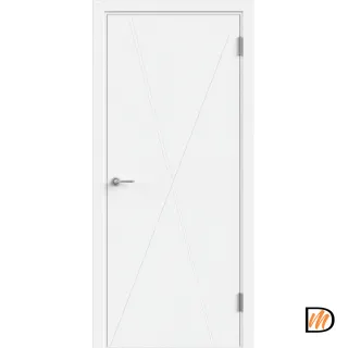 Дверное полотно Эмаль GEOMETRY 4 700х2000 цвет Белый Левое/Правое VD1006422