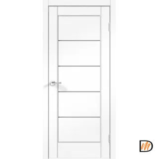 Дверное полотно SoftTouch SoftTouch PREMIER 1 700х2000 цвет Ясень белый структурный стекло Мателюкс Левое/Правое VD1030003