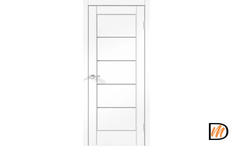 Дверное полотно SoftTouch SoftTouch PREMIER 1 600х2000 цвет Ясень белый структурный стекло Мателюкс Левое/Правое VD1030004