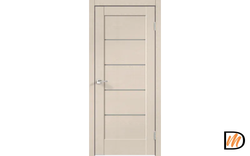 Дверное полотно SoftTouch SoftTouch PREMIER 1 600х2000 цвет Ясень капучино структурный стекло Мателюкс Левое/Правое VD1030005