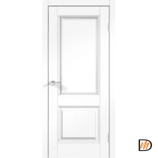 Дверное полотно SoftTouch SoftTouch ALTO 6 800х2000 цвет Ясень белый структурный стекло Мателюкс, контур №1 Левое/Правое VD1030053