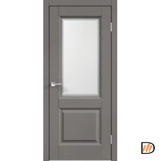 Дверное полотно SoftTouch SoftTouch ALTO 6 800х2000 цвет Ясень грей структурный стекло Мателюкс, контур №1 Левое/Правое VD1030054