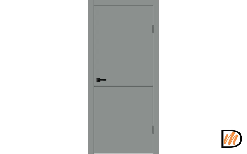 Дверное полотно EMALUX TECHNO BLACK H1 700х2000 цвет Серый Агат Левое/Правое VD1300282