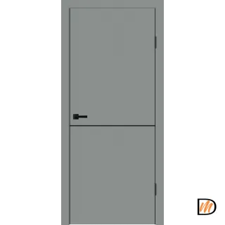 Дверное полотно EMALUX TECHNO BLACK H1 800х2000 цвет Серый Агат Левое/Правое VD1300283