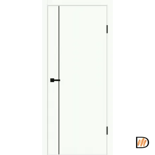 Дверное полотно EMALUX Galant M1 800х2000 цвет Белый Опал Левое/Правое VD1300541