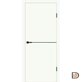 Дверное полотно EMALUX Galant H1 700х2000 цвет Белый Опал Левое/Правое VD1300910