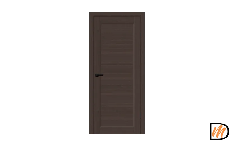 Дверное полотно SOFTWOOD STYLE 1 глухое 900х2000 цвет Орех американский шоколад Левое/Правое VD162307
