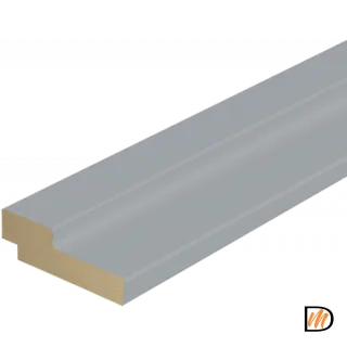 Коробка 70х28 Ламинат цвет Серый в цвет RAL7040 2 стойки и перекладина 1000мм Левое/Правое VD350357