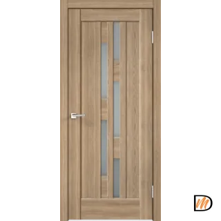 Дверное полотно Экошпон PREMIER 8 600х2000 цвет Дуб Европейский стекло Мателюкс Левое/Правое VD804918