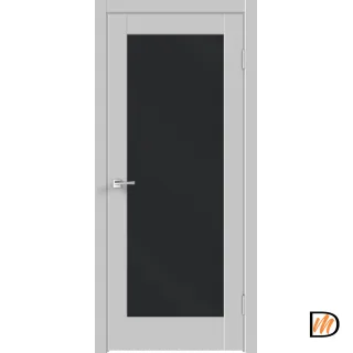 Дверное полотно Экошпон ALTO 4GR 800х2000 цвет Серый Эмалит филенка + графитовая доска Левое/Правое VD812369