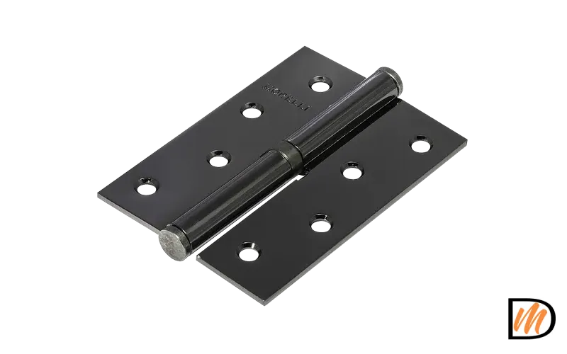 Петля разъемная карточная MSND 100X70X2.5 BN R с подшипником стальная правая, врезная, цвет черный никель