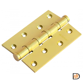 Петля универсальная карточная латунная MBU 100X70X3-4BB SG , врезная, цвет матовое золото