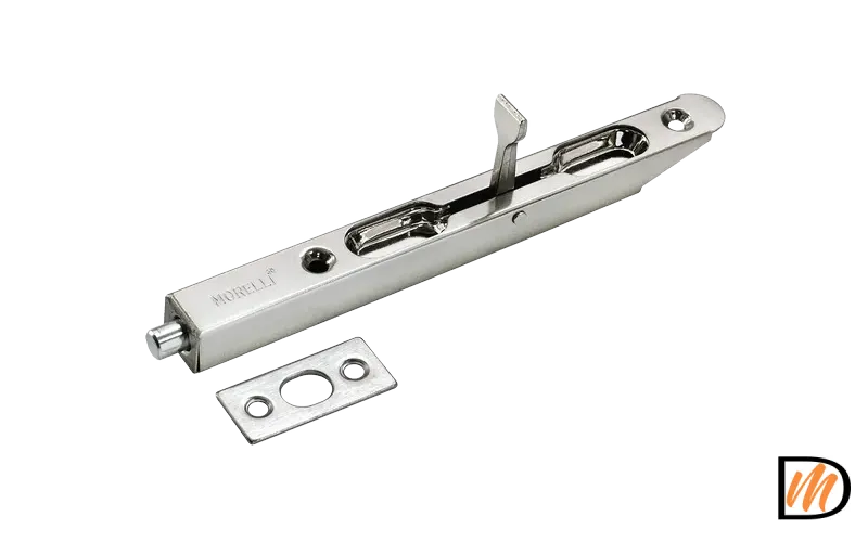 Шпингалет дверная OL160 SN, цвет никель матовый, сталь