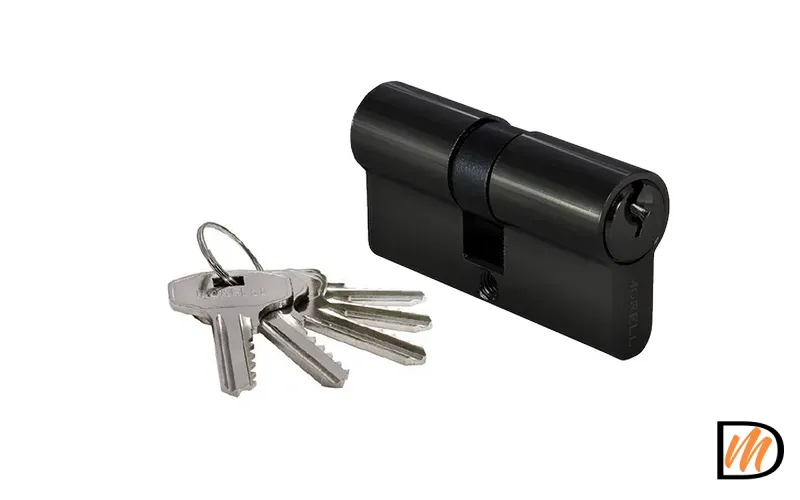 Цилиндровый механизм (личинка) 70C BL 70 мм, цвет черный