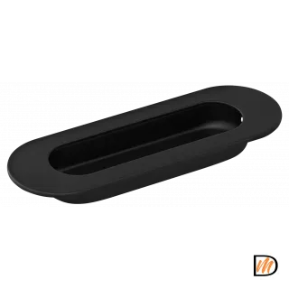 Ручка для раздвижных дверей MHS120 BL, цвет черный, ЦАМ