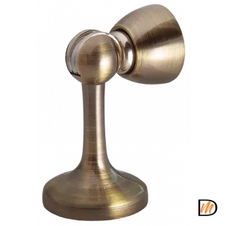 Ограничитель двери MDS-3 AB магнитный, цвет античная бронза