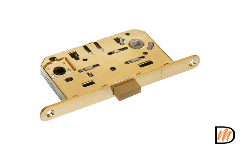 Защелка межкомнатная M1895 PG магнитная, сантехническая, цвет - золото