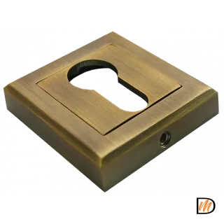 Накладка на евроцилиндр MH-KH-S COF квадратная, цвет кофе