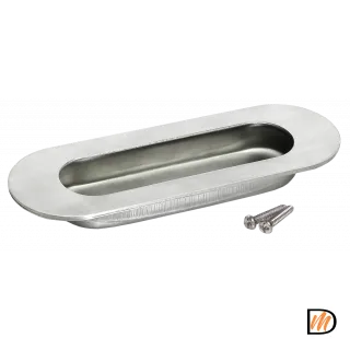 Ручка для раздвижных дверей MHS120 SS, цвет матовая сталь, ЦАМ