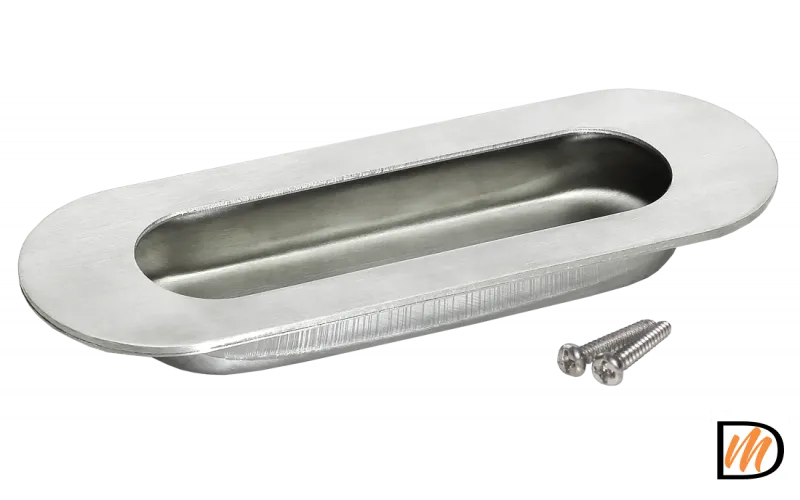 Ручка для раздвижных дверей MHS120 SS, цвет матовая сталь, ЦАМ