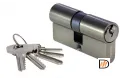 Цилиндровый механизм (личинка) 60C BN 60 мм с ключом, цвет черный никель