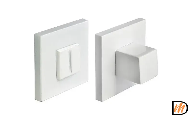 Завертка сантехническая MH-WC-S6 W на квадратной розетке цвет белый