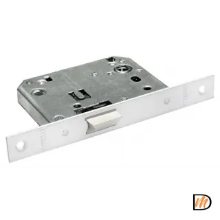 Замок межкомнатный 2070P W, сантехнический, цвет белый