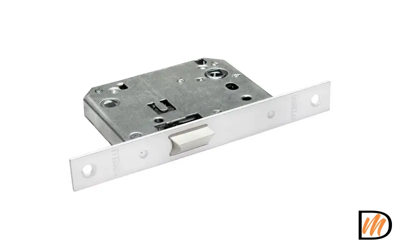 Замок межкомнатный 2070P W, сантехнический, цвет белый