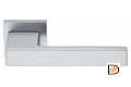 Ручка дверная LOT MH-56-S6 SSC раздельная на квадратной розетке 6 мм, цвет супер матовый хром, ЦАМ Light