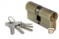 60C AB, ключевой цилиндр (60мм), цвет - античная бронза