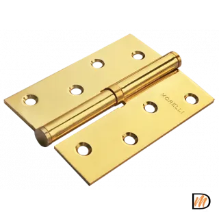 Петля разъемная стальная MSD 100X70X2.5 PG R правая, врезная, цвет золото