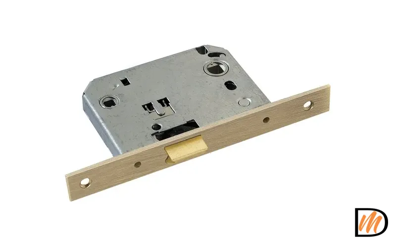 2070P AB, защелка бесшумная сантехническая, цвет - бронза