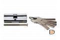 HS 60C PC, ключевой цилиндр высокой секретности (60мм), цвет - хром