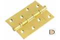 Петля универсальная MS 100X70X2.5-4BB PG стальная, врезная, цвет золото, сталь