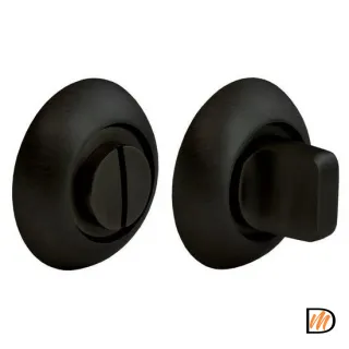 Завертка сантехническая MH-WC BL на круглой розетке цвет черный