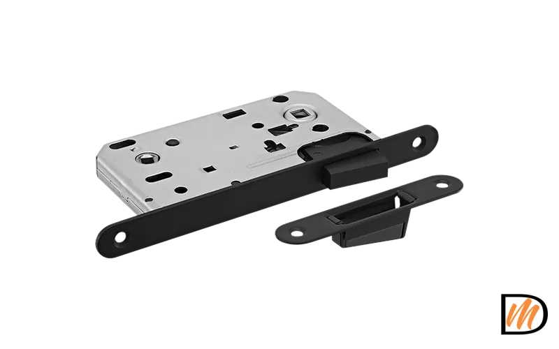 Замок межкомнатный MM 2090 BL, магнитный, сантехнический, цвет черный