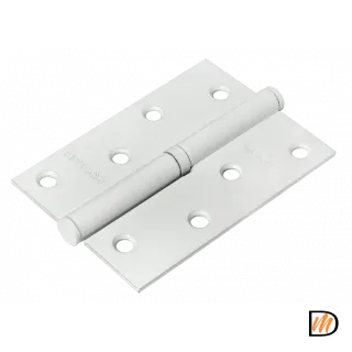 Петля разъемная  карточная MSD 100X70X2.5 W R стальная правая, врезная, цвет белый, сталь