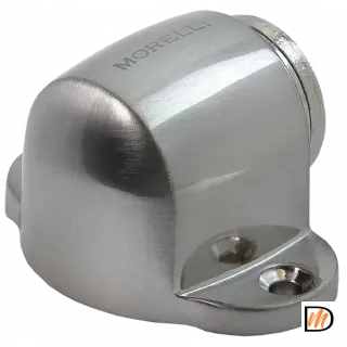 Ограничитель дверной MDS-1 SN магнитный, цвет белый никель