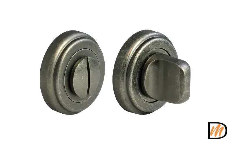 Завертка сантехническая MH-WC-CLASSIC OMS круглая цвет старое мат.серебро