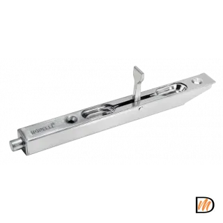 Задвижка дверная L160 SC, цвет матовый хром, сталь